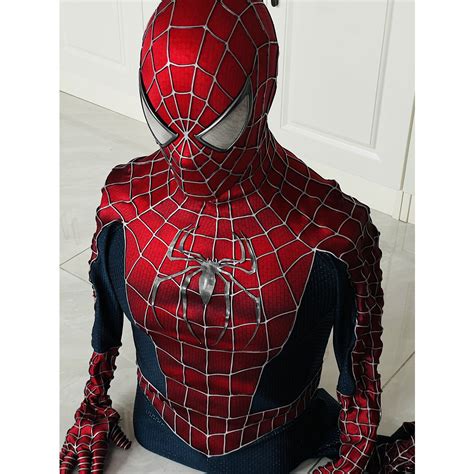 costume replica clothing|most realistic spider man costume.